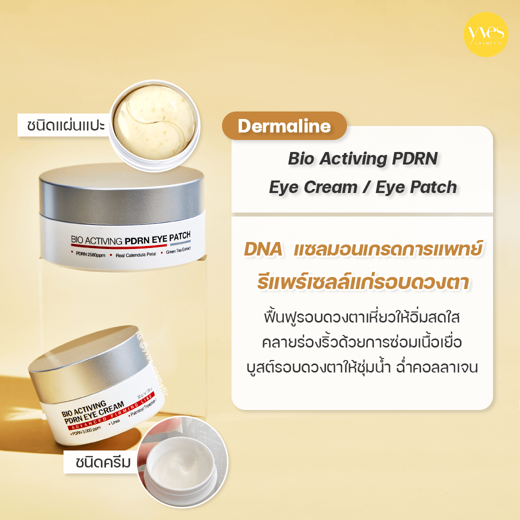 DERMALINE Bio Activing PDRN Eye Cream